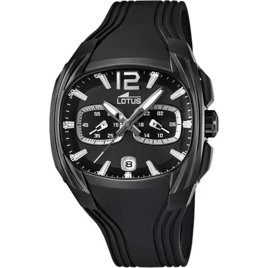 RELOJ DE HOMBRE LOTUS CON ESFERA NEGRA 15757/D