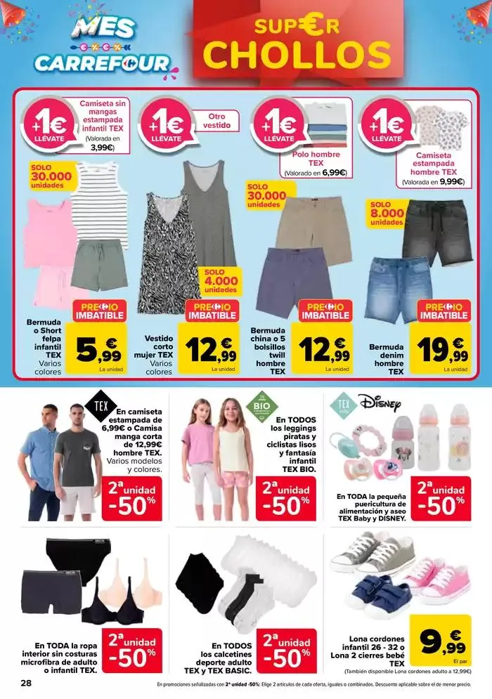 Catálogo de 50% QUE VUELVE + 2ªUD. AL -50% 13 de mayo al 26 de mayo 2025 - Página 28