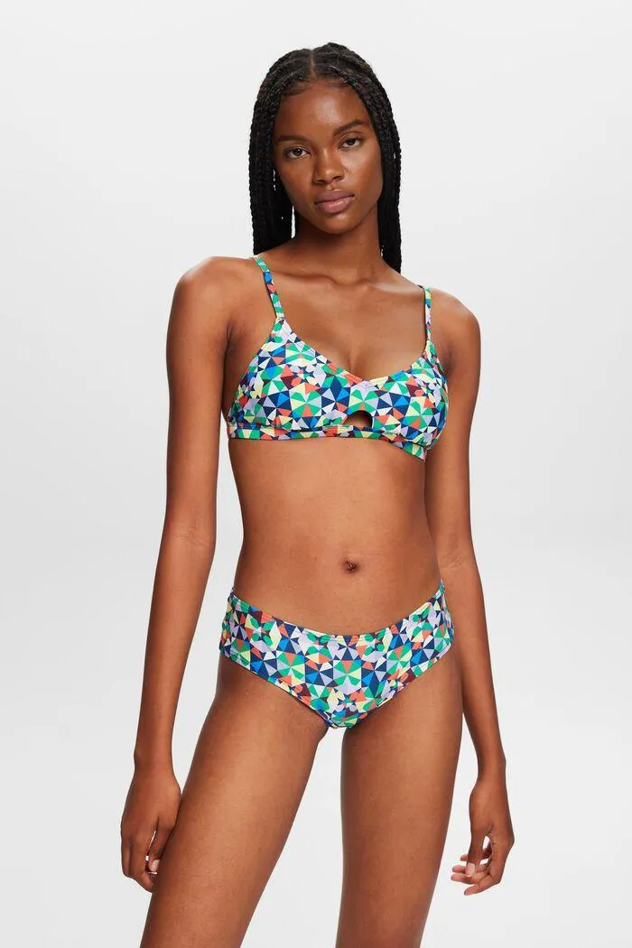 Reciclada: braguita de bikini multicolor