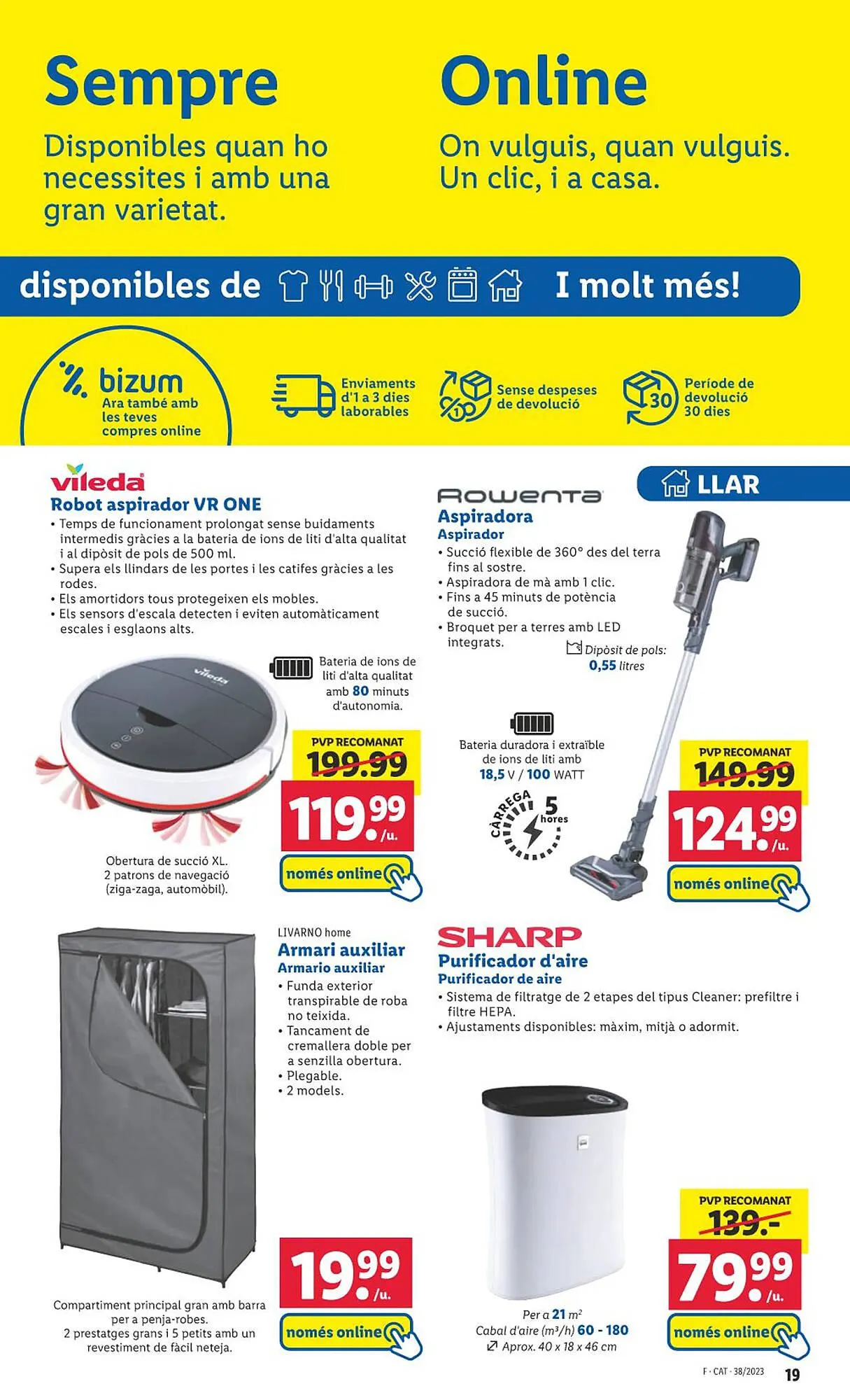 Catálogo de Folleto Lidl 18 de septiembre al 25 de septiembre 2023 - Página 19