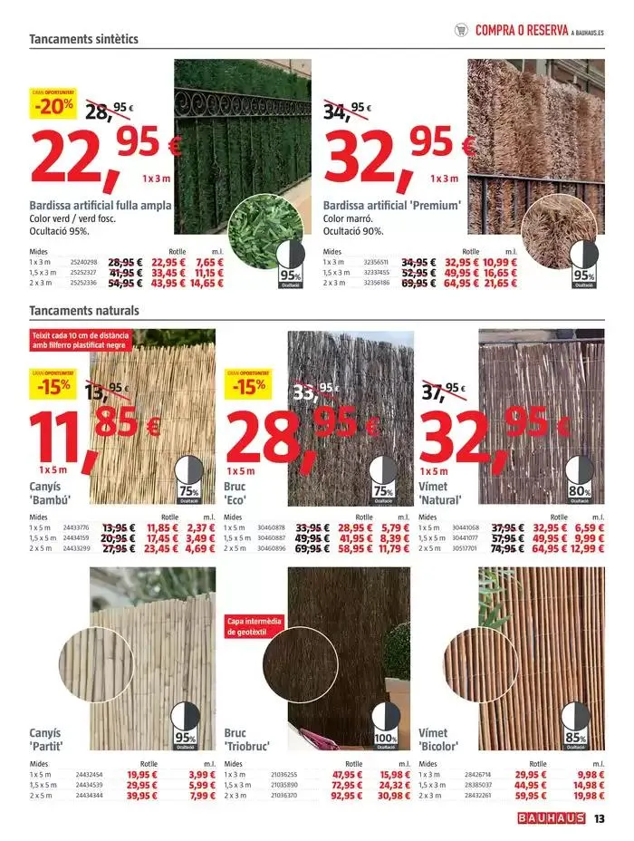 Catálogo de Bricolatge, reformes, decoració i jardí 8 de mayo al 28 de mayo 2025 - Página 13