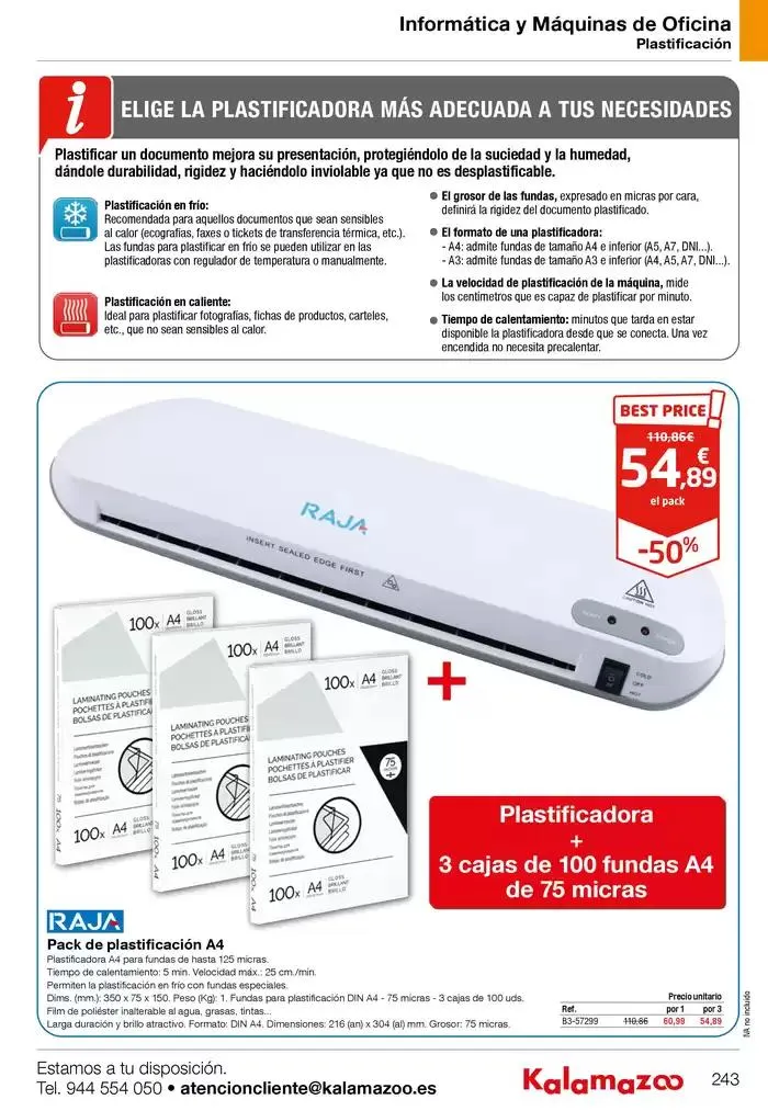 Catálogo de Staples Kalamazoo Catálogo General 9 de enero al 30 de septiembre 2025 - Página 243