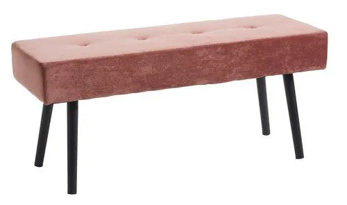 Banco RJUKAN terciopelo rosa