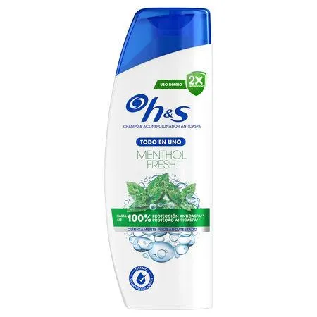 Champú H&S 300 ml Menthol Fresh 2 en 1