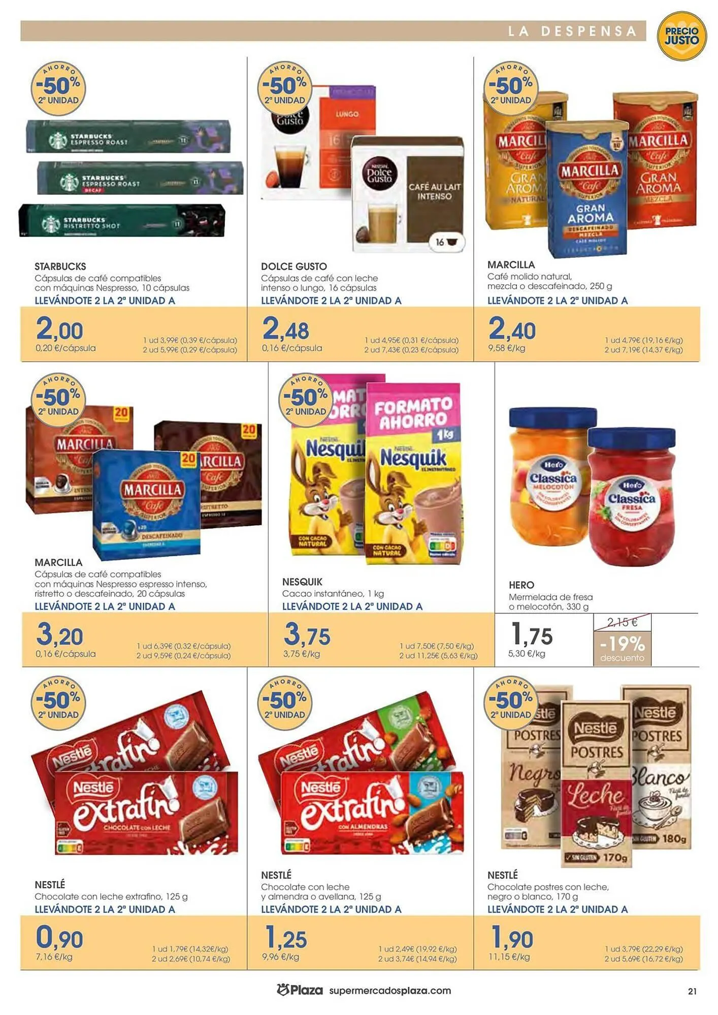 Catálogo de Folleto Supermercados Plaza 19 de marzo al 8 de abril 2026 - Página 21