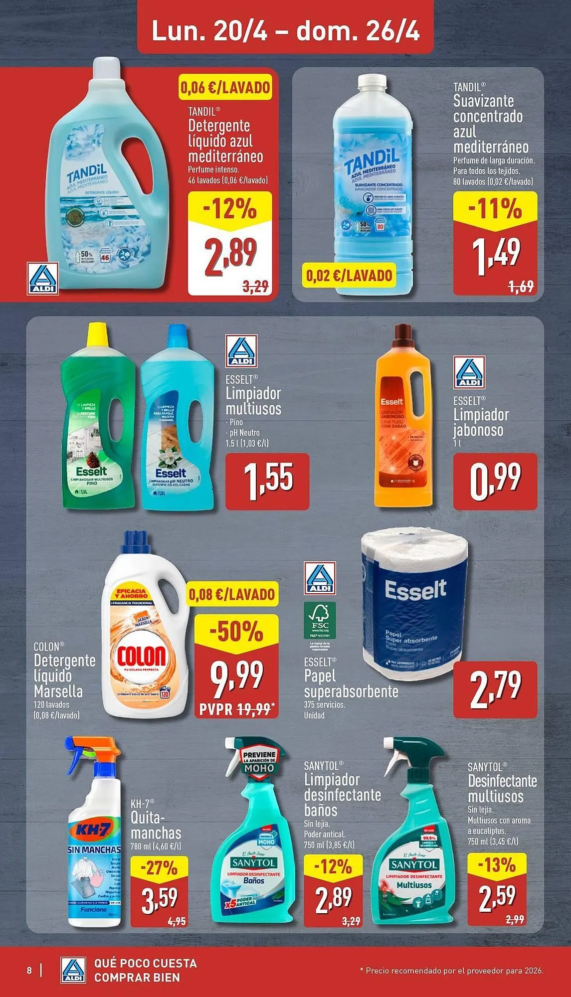 Catálogo de Folleto ALDI 20 de abril al 26 de abril 2026 - Página 8