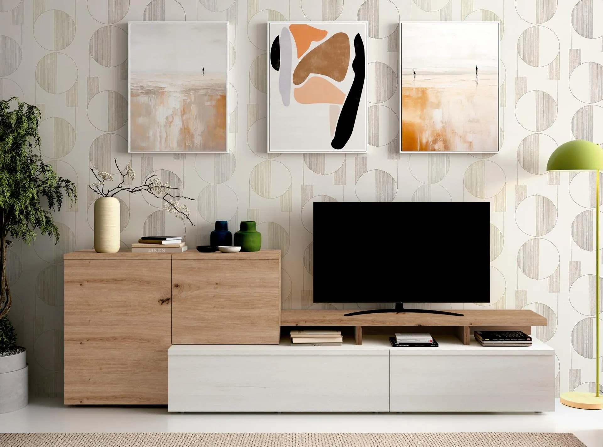 Conjunto de salón de 270 cm de ancho