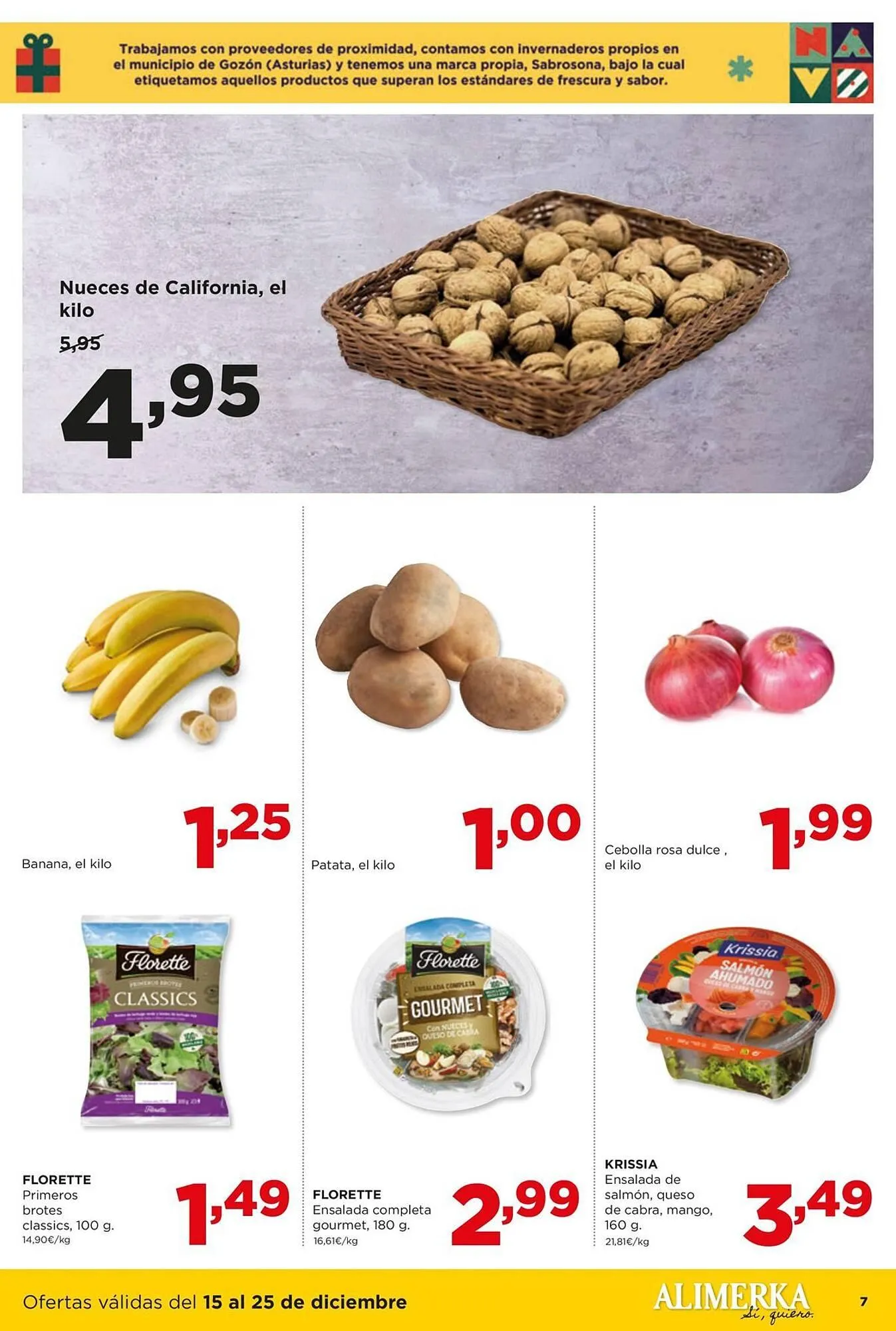 Catálogo de Folleto Alimerka 15 de diciembre al 25 de diciembre 2025 - Página 7