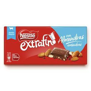 NESTLE chocolate con almendras tableta 123 gr
