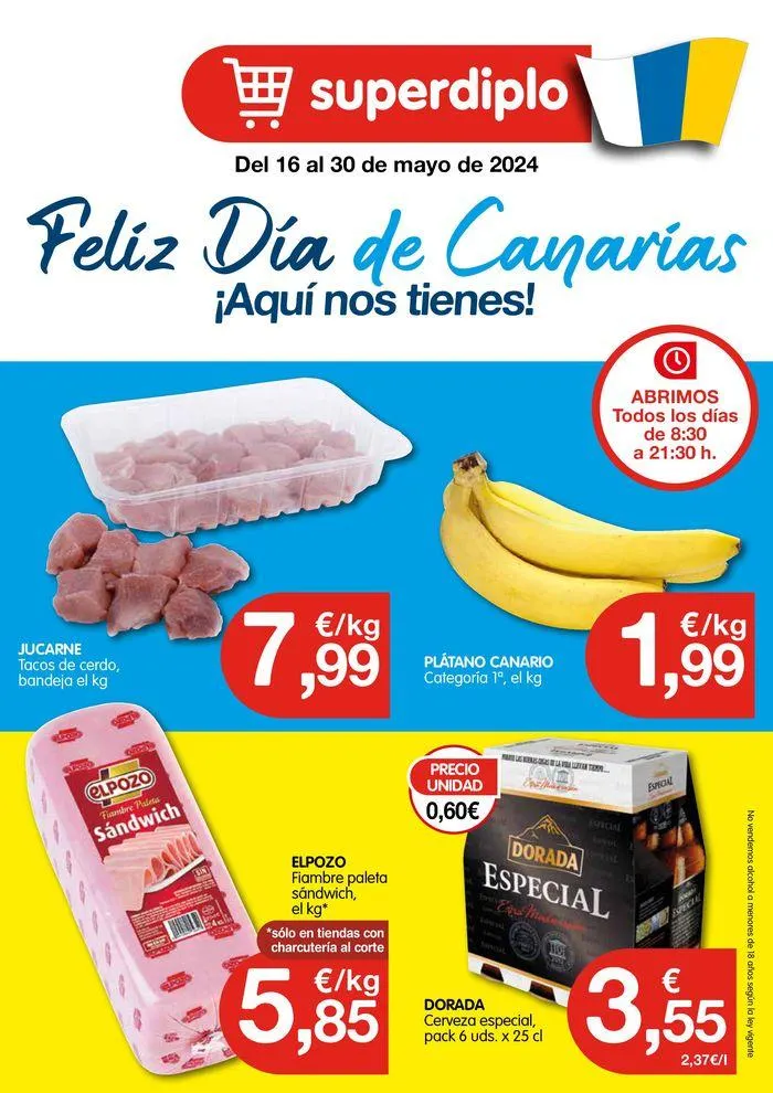 Catálogo de SuperDiplo Tenerife 10-24 16 de mayo al 30 de mayo 2024 - Página 1