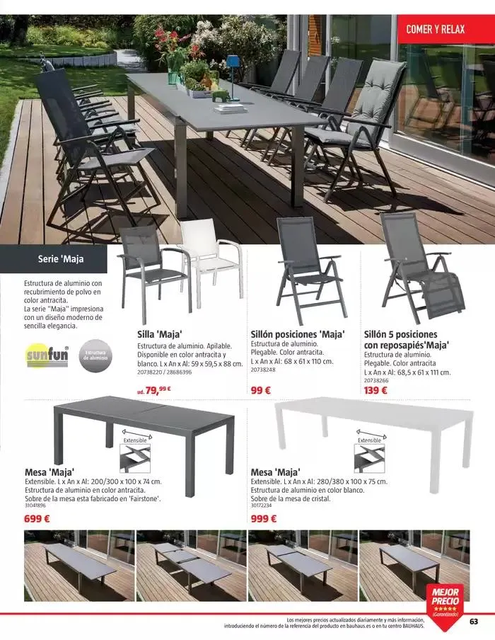Catálogo de VERANO. Jardín, terraza, balcón.  26 de marzo al 20 de abril 2025 - Página 63
