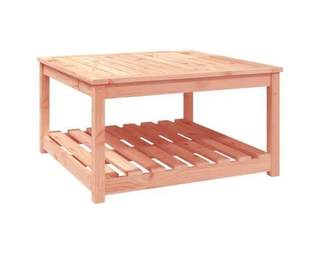 vidaXL mesa de jardín madera maciza de douglas 82,5x82,5x45 cm