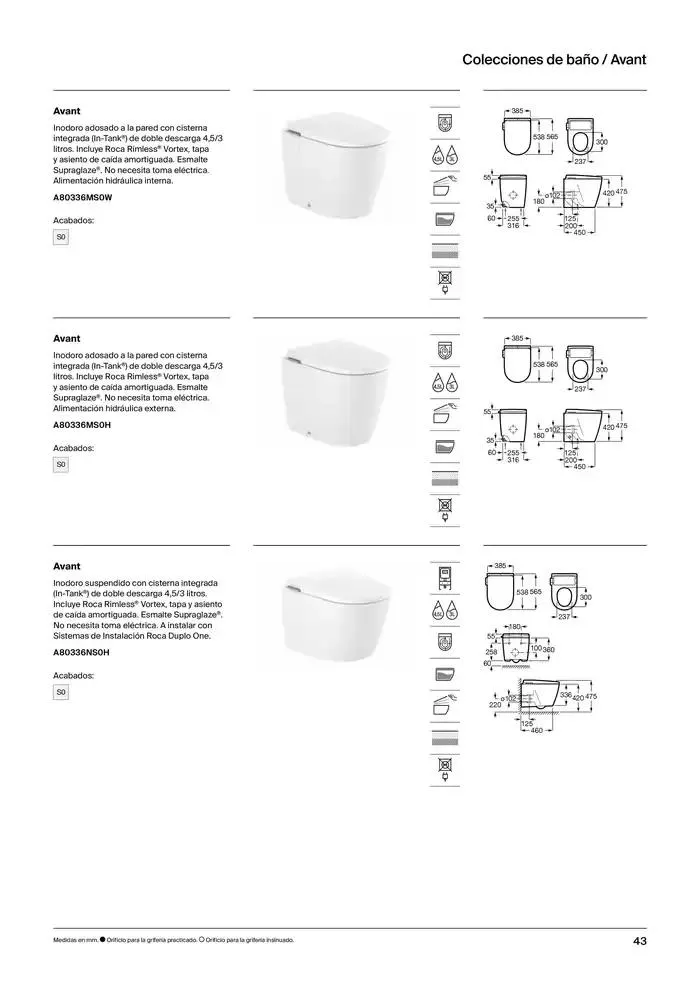 Catálogo de Colecciones de Baño, Muebles y Accesorios 9 de enero al 31 de diciembre 2025 - Página 45
