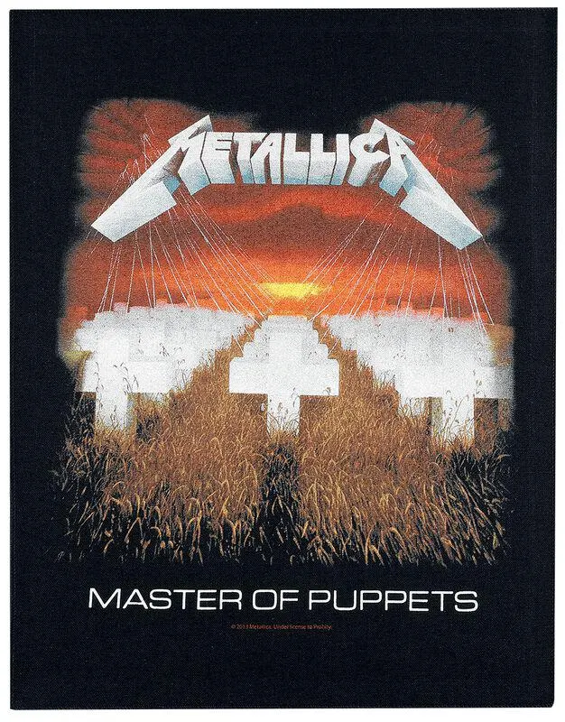 "Master Of Puppets" Parche Espalda de Metallica