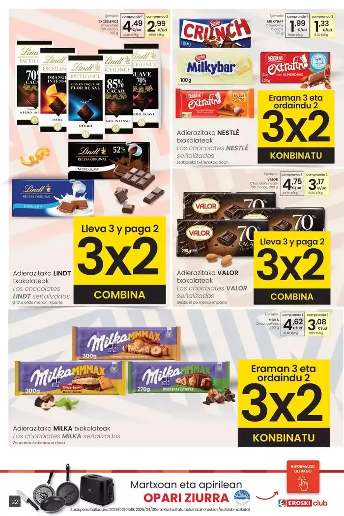 Catálogo de Prezio merkeagoa EROSKI CENTER 13 de marzo al 26 de marzo 2025 - Página 22