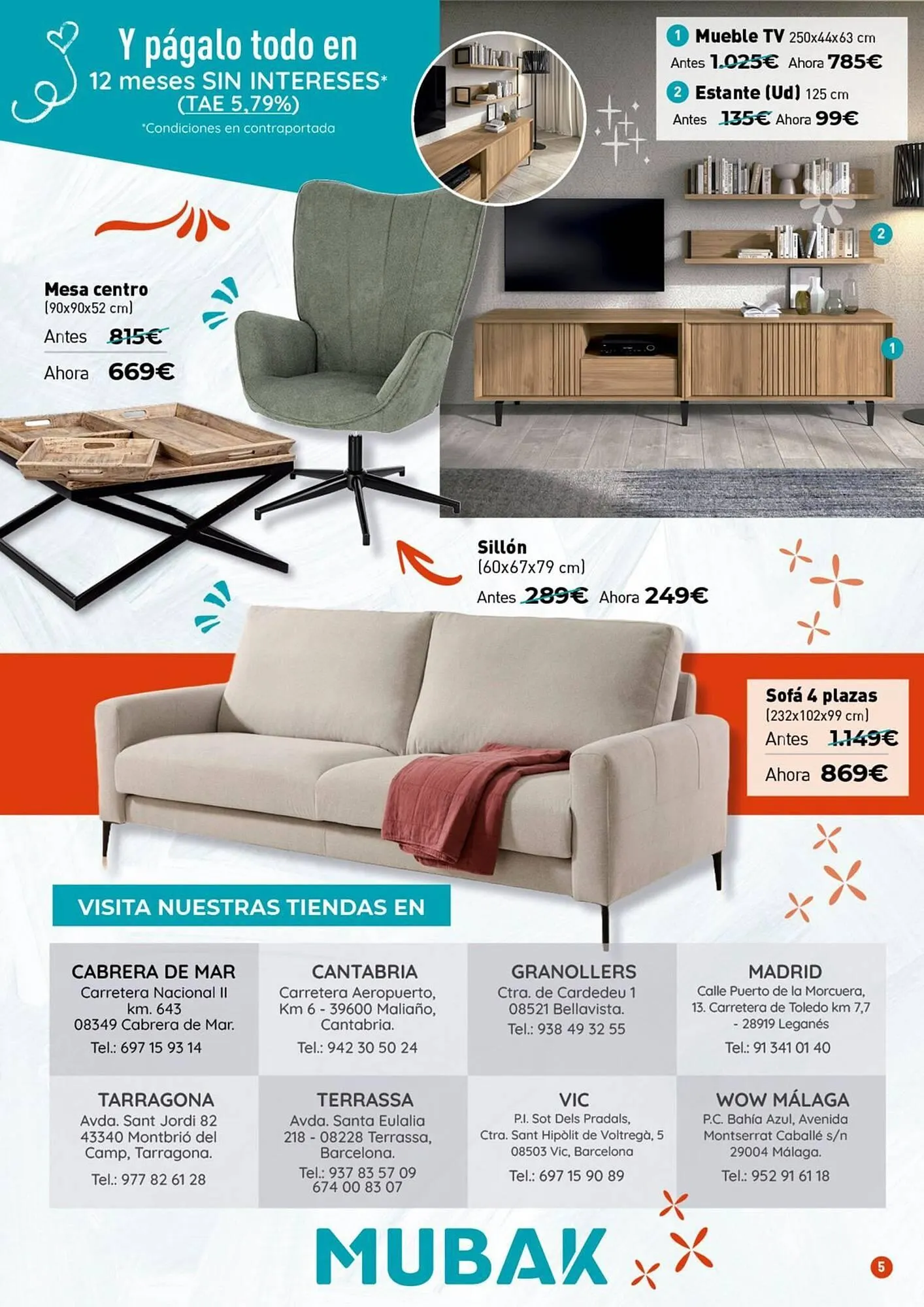 Catálogo de Folleto Mubak 1 de julio al 31 de agosto 2025 - Página 5