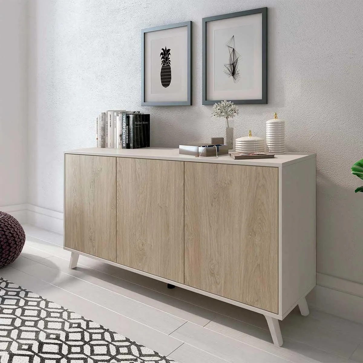 Aparador Soto 3 puertas 70x138x39,5 cm