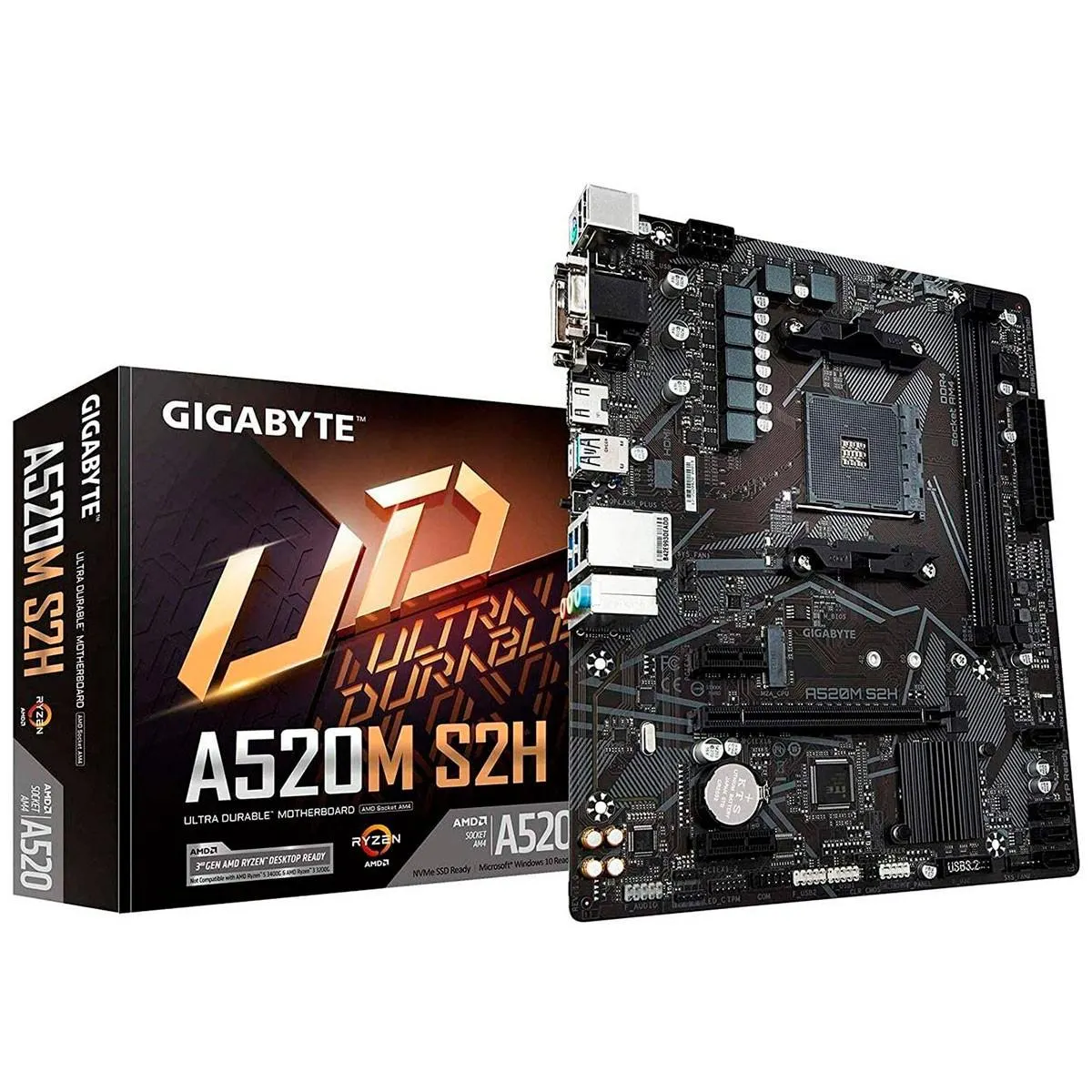 PLACA BASE GIGABYTE A520M S2H