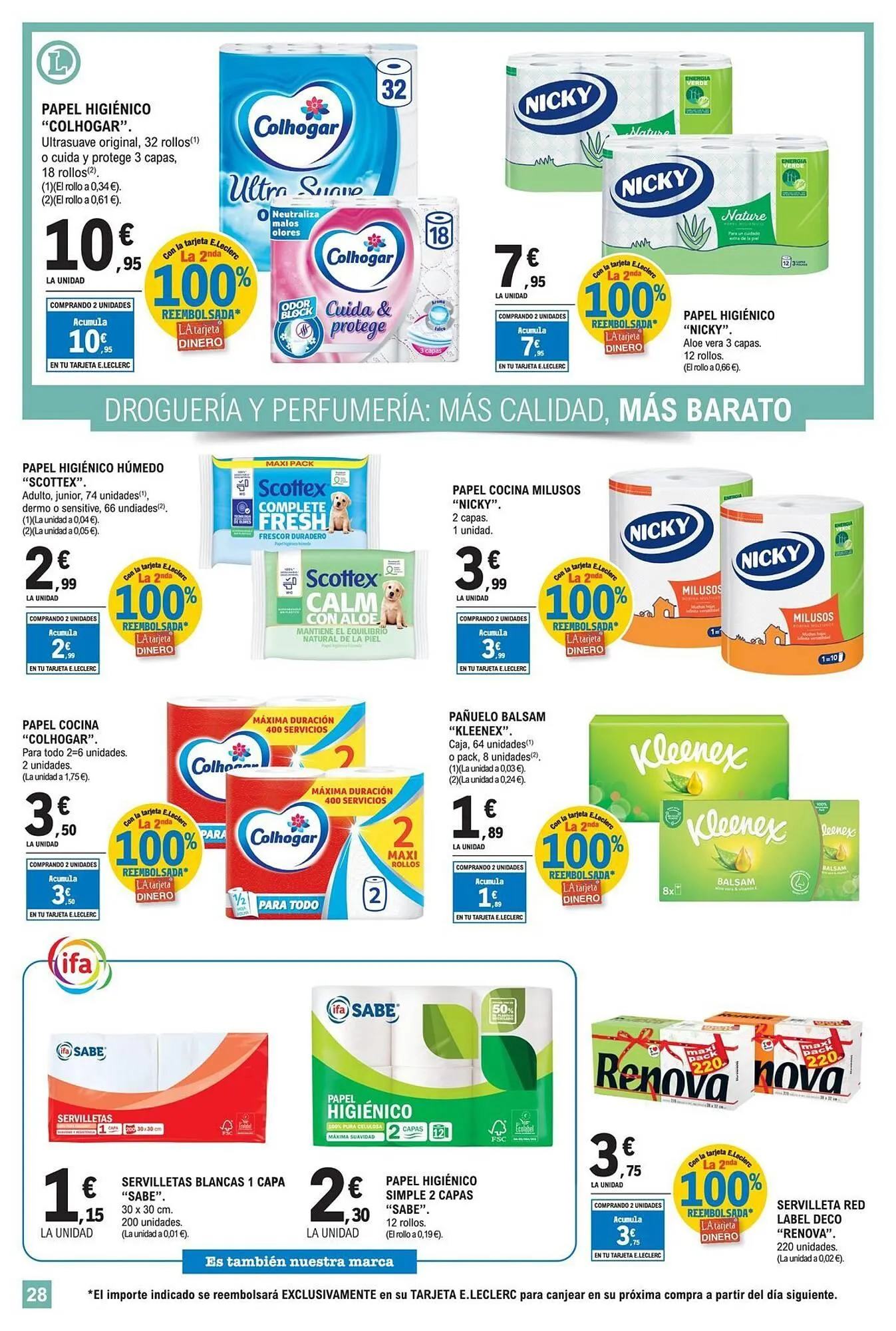 Catálogo de Catálogo E.Leclerc 25 de febrero al 8 de marzo 2026 - Página 28