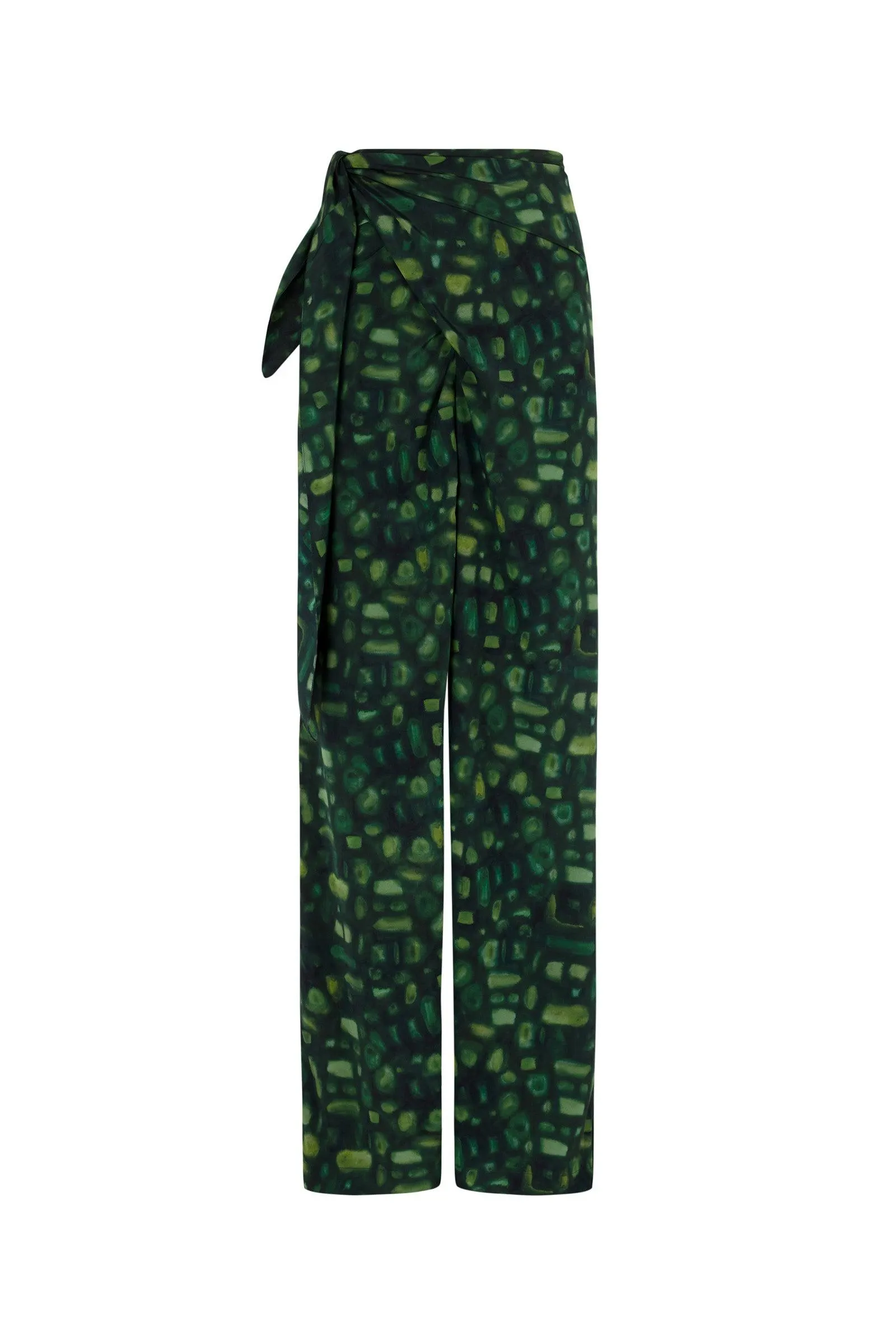 Paris, pantalón en seda sonora print