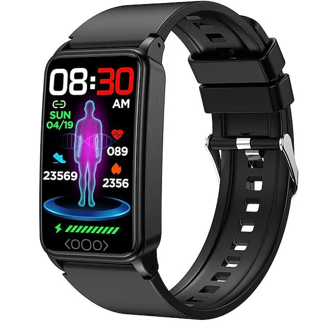 iMosi TK71Pro Reloj inteligente 1.47 pulgada Smartwatch Reloj elegante Bluetooth Monitoreo de temperatura Podómetro Recordatorio de Llamadas Compatible con Android iOS Mujer Hombre Impermeable