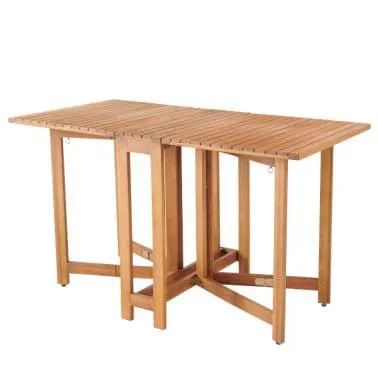 Mesa Plegable de Madera Virginia 133x63x74 cm