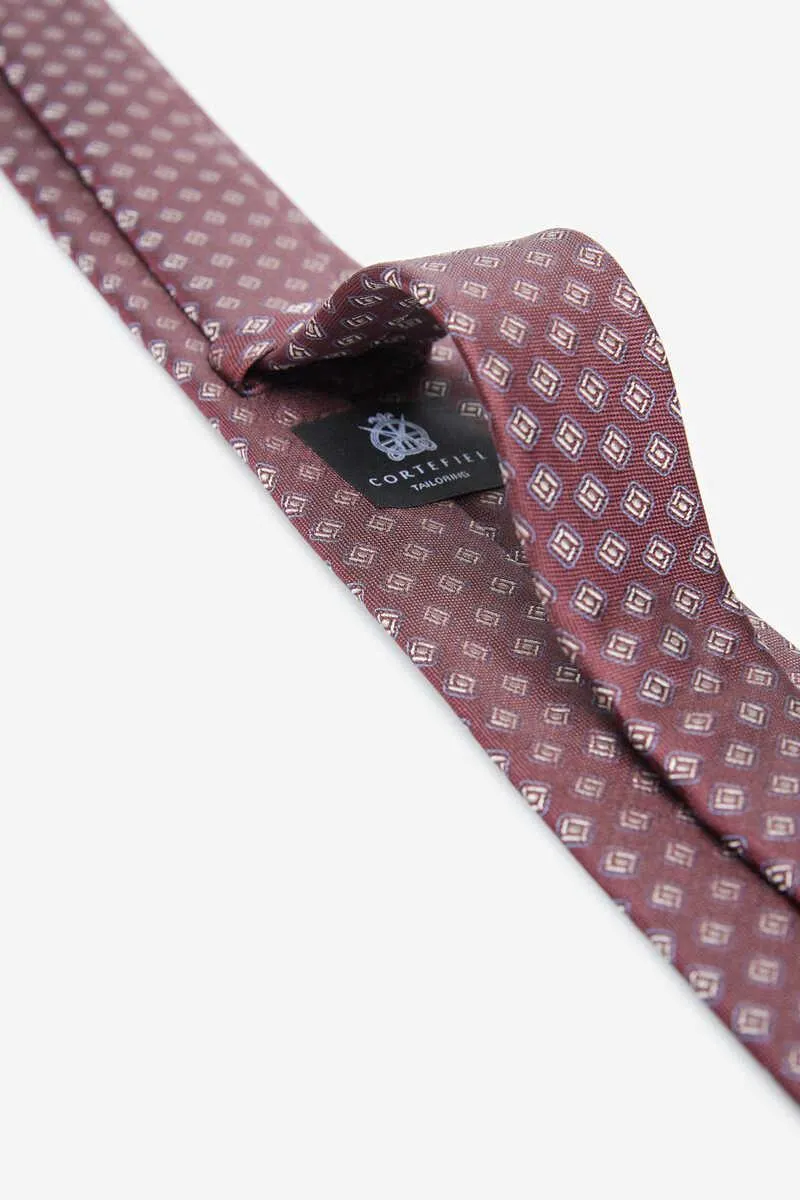 Corbata seda natural