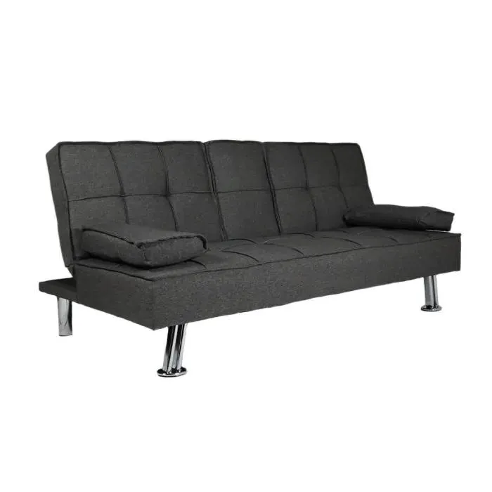 Sofá Cama 2 Plazas Clic Clac en color Gris OPORTO JH957