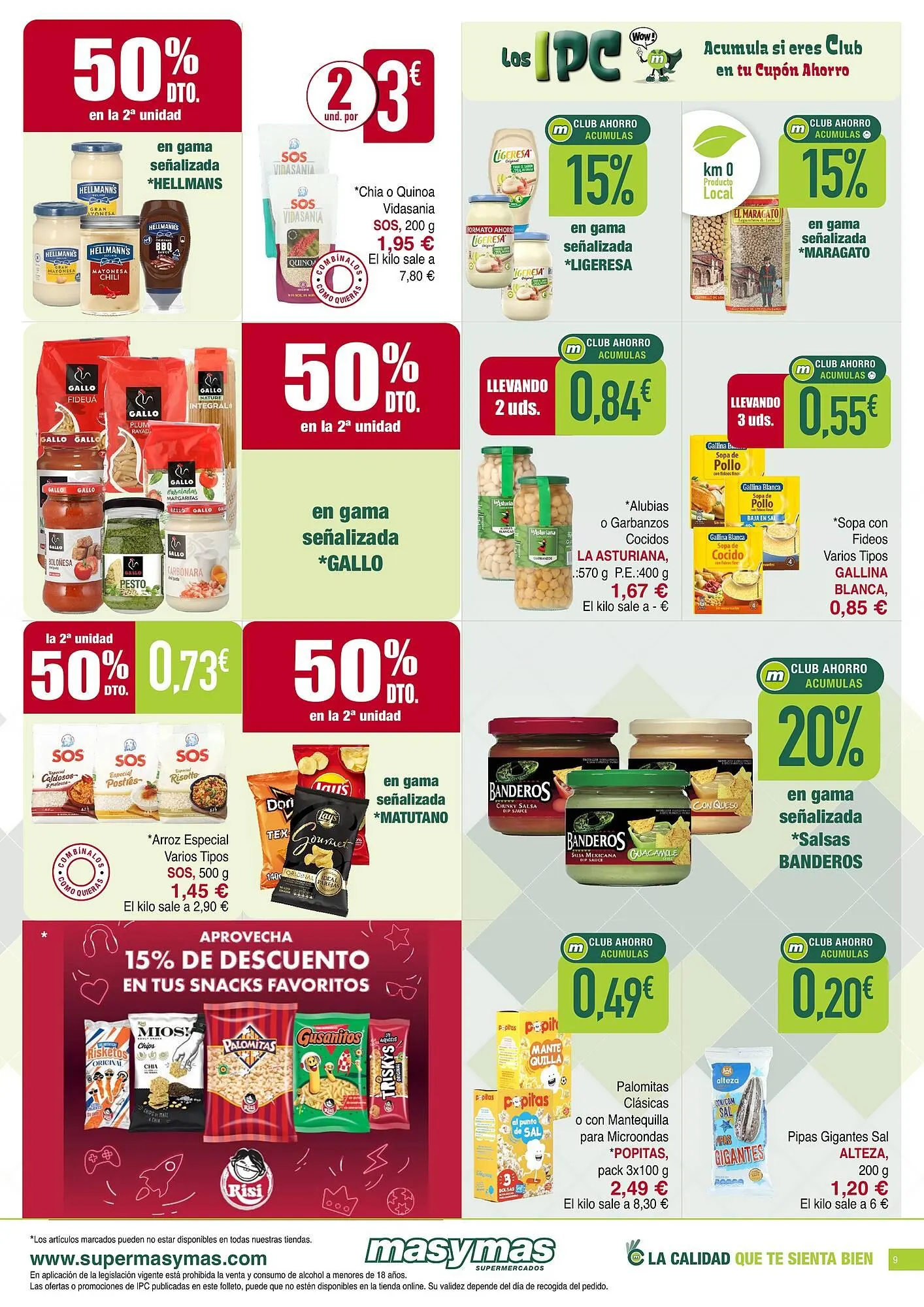 Catálogo de Folleto Masymas 4 de septiembre al 1 de octubre 2025 - Página 9