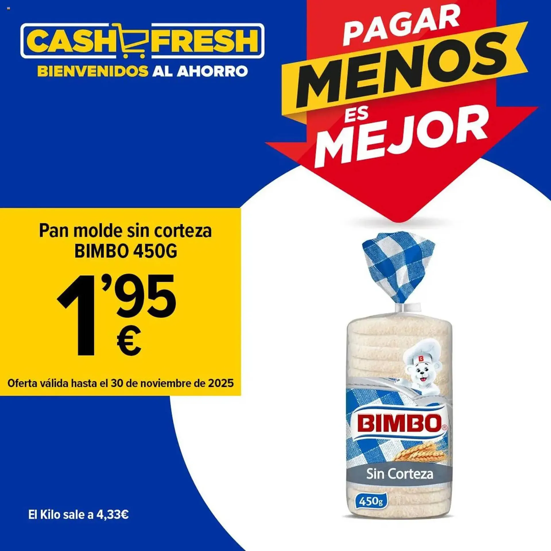 Catálogo de Folleto Cash Fresh 21 de noviembre al 30 de noviembre 2025 - Página 1