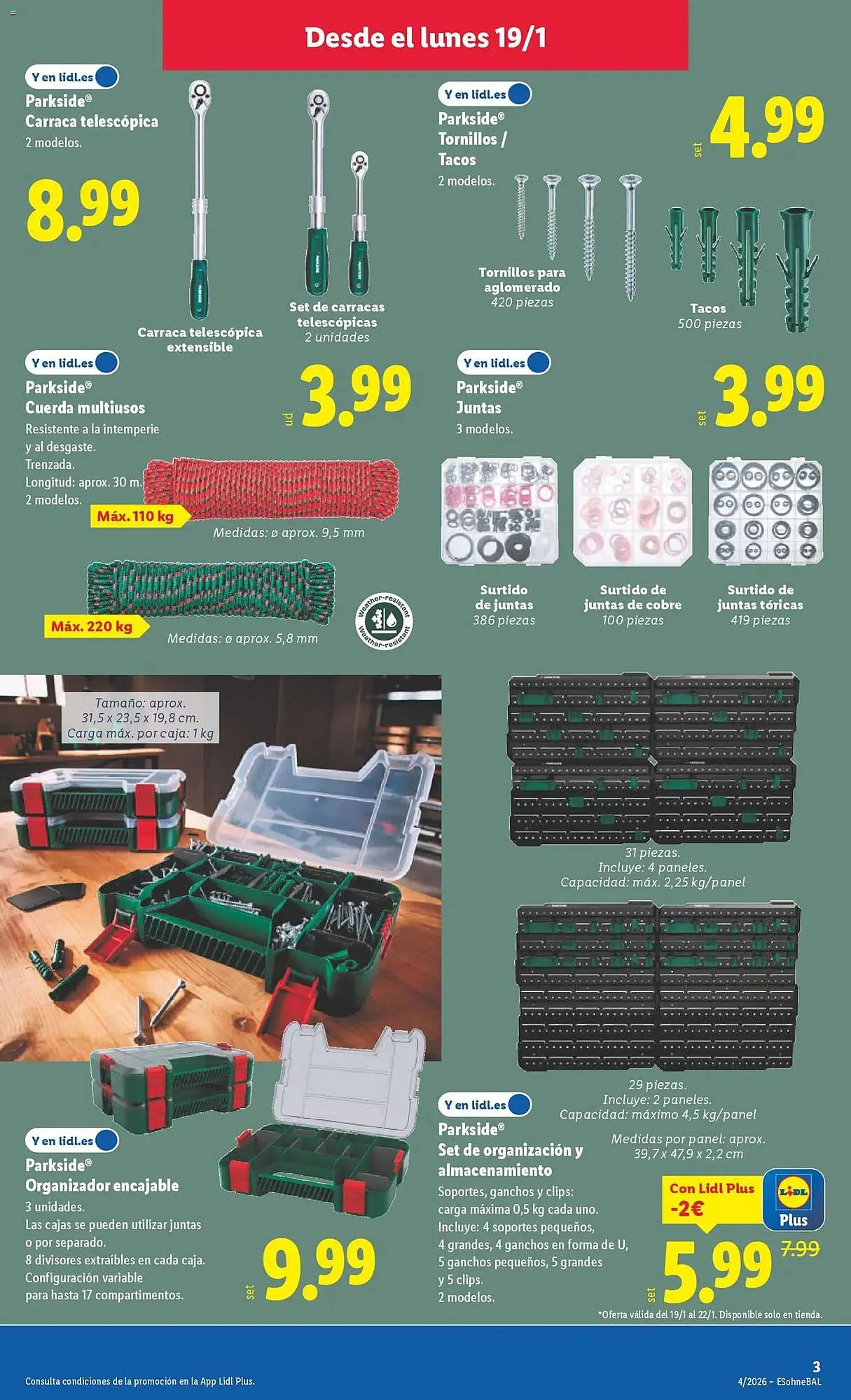 Catálogo de Catálogo Lidl 19 de enero al 25 de enero 2026 - Página 5