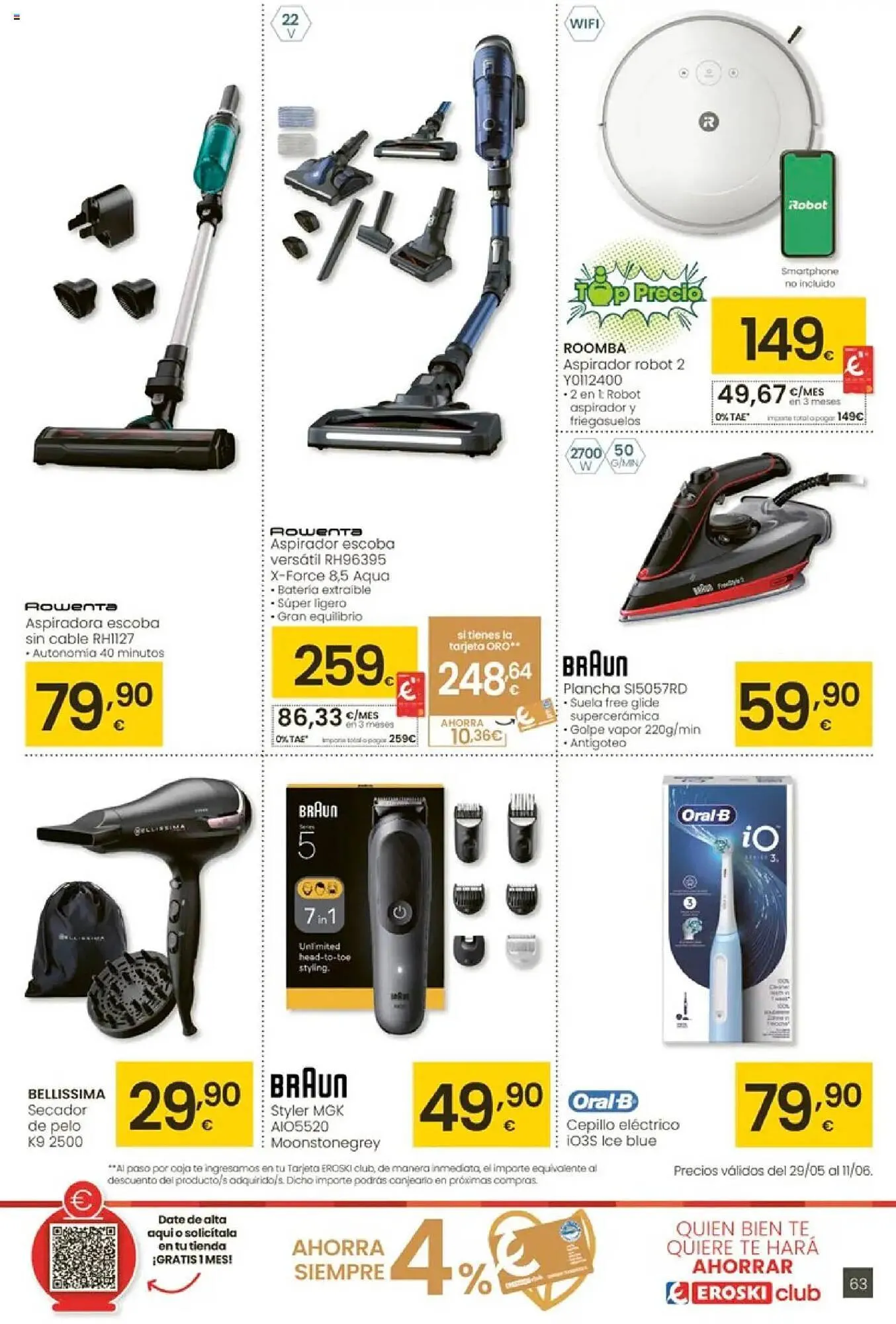 Catálogo de Folleto Eroski 29 de mayo al 10 de junio 2025 - Página 63