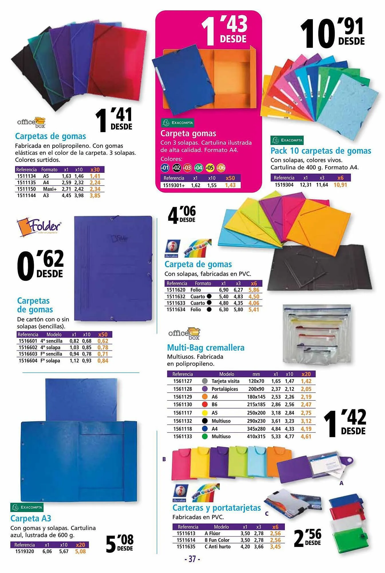 Catálogo de Folleto Folder 8 de mayo al 10 de octubre 2023 - Página 37