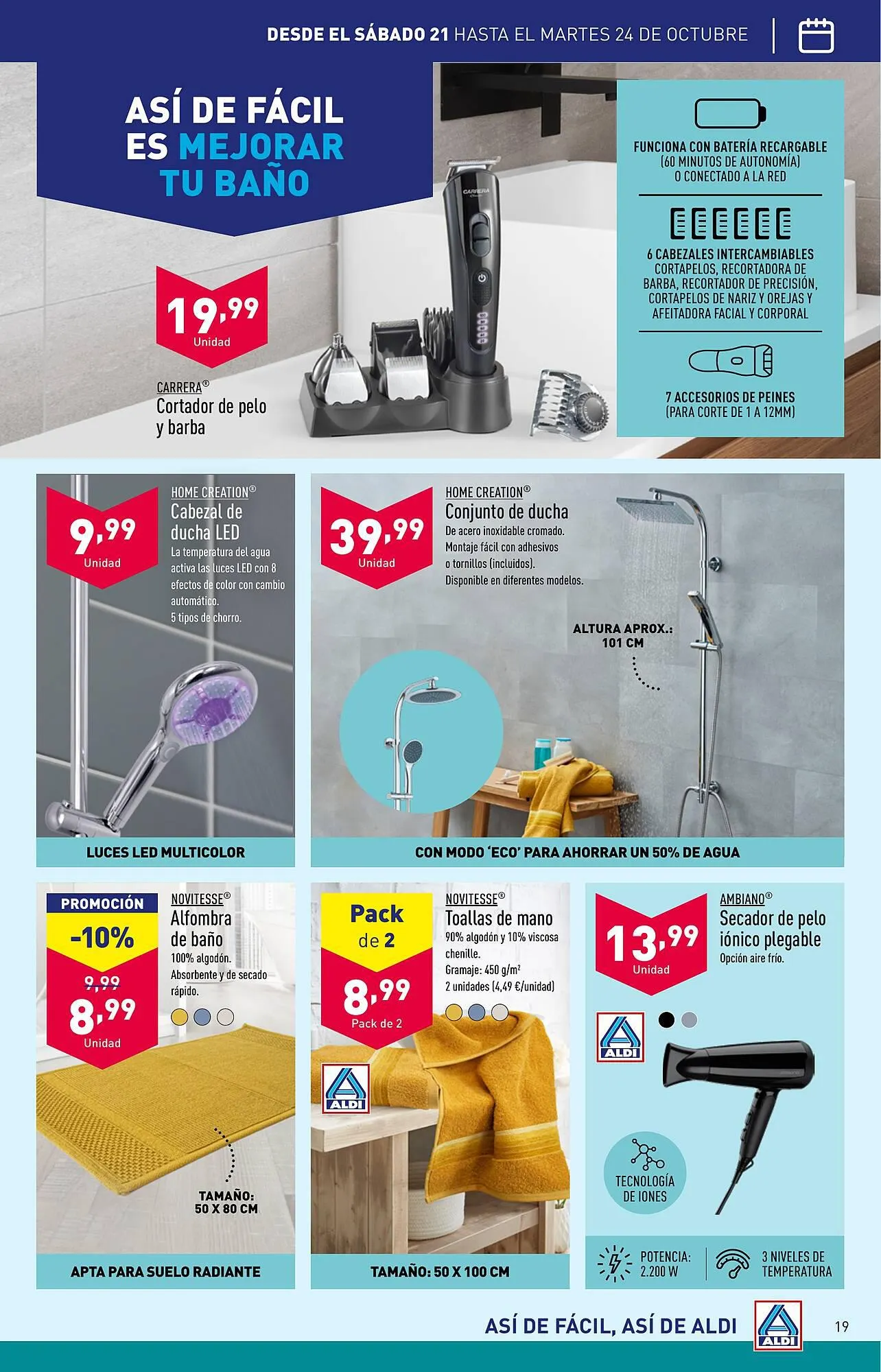 Catálogo de Folleto ALDI 18 de octubre al 24 de octubre 2023 - Página 19