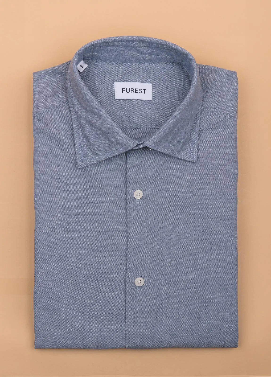 Camisa sport FUREST COLECCIÓN pin point azul