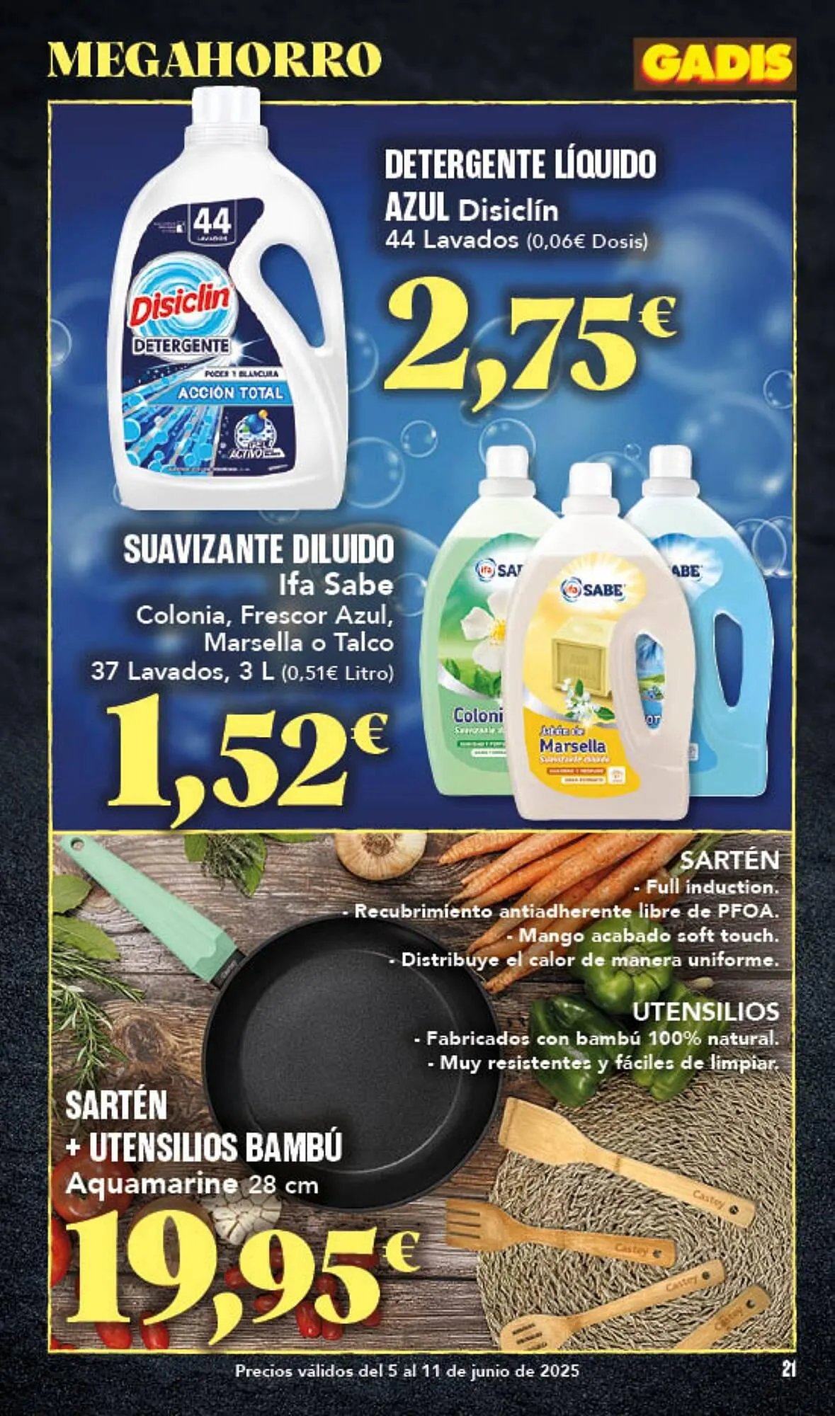 Catálogo de Folleto Gadis 5 de junio al 11 de junio 2025 - Página 21