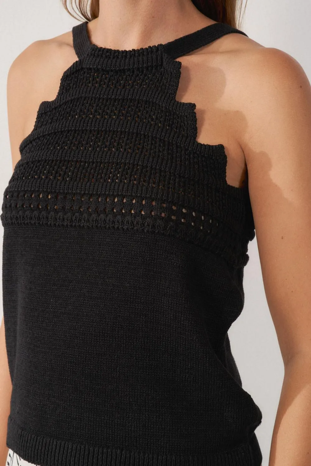 Top halter aberturas