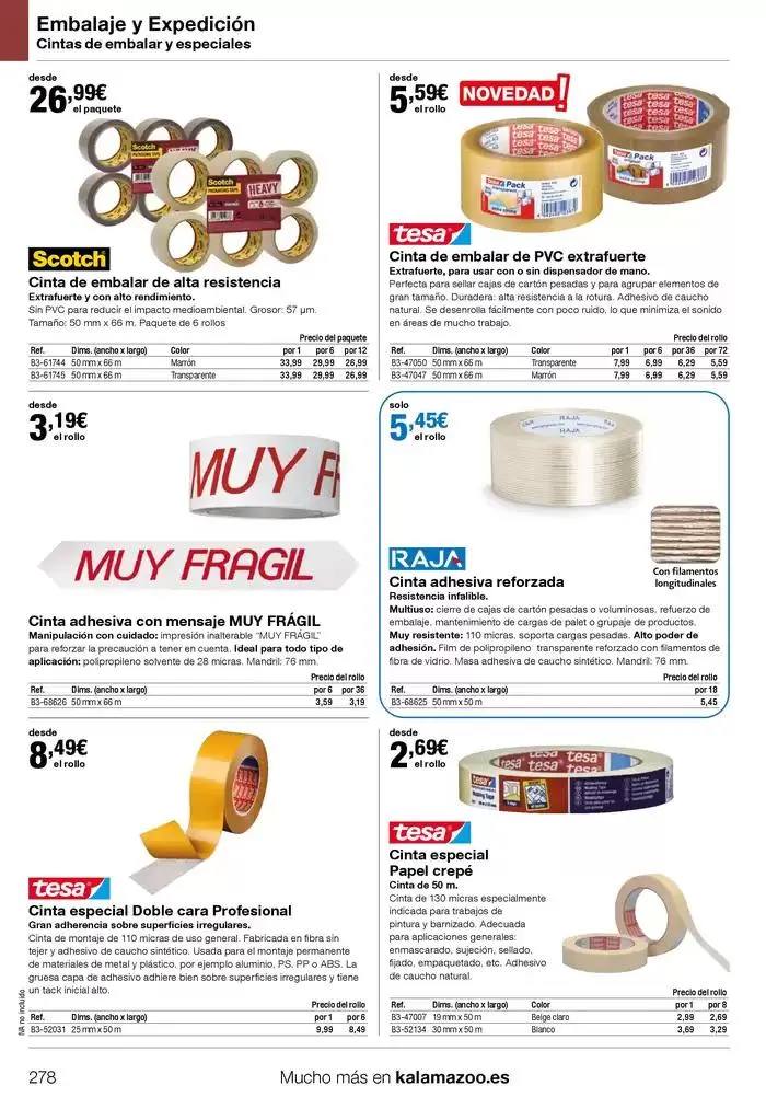 Catálogo de Staples Kalamazoo Catálogo General 9 de enero al 30 de septiembre 2025 - Página 278