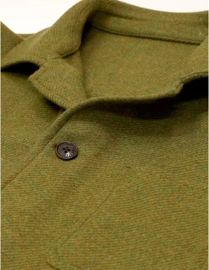 Chaqueta custer tweed Verde
