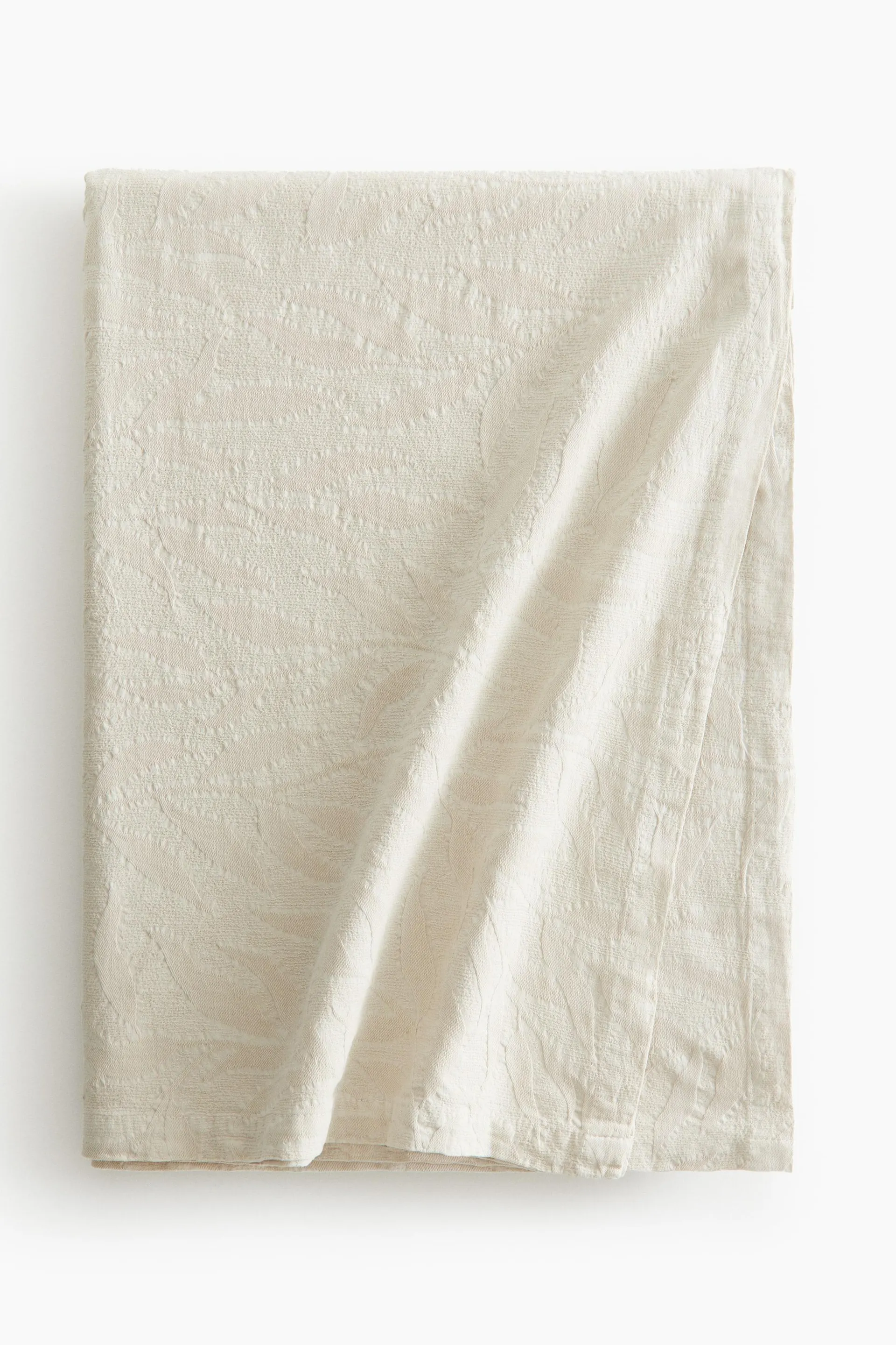 Mantel de algodón en tejido jacquard