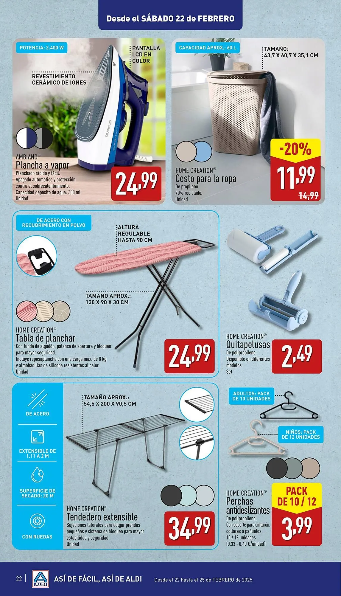 Catálogo de Folleto ALDI 19 de febrero al 25 de febrero 2025 - Página 22