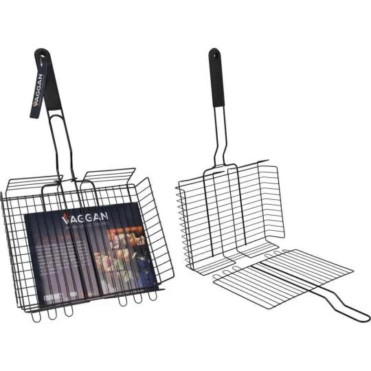 PARRILLA CON CESTA CUADRADA