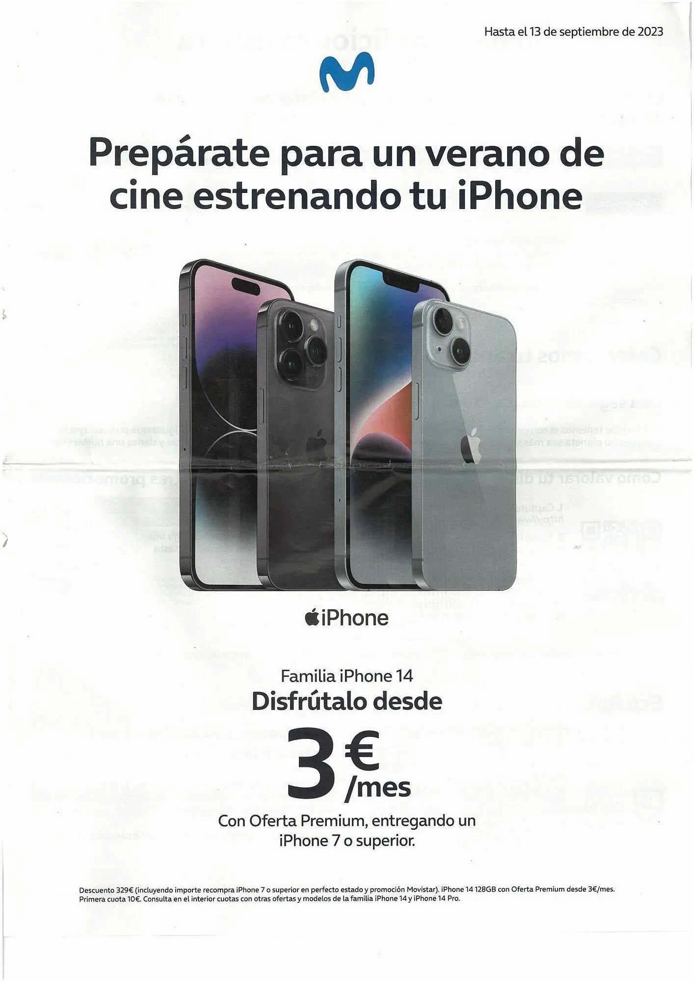 Catálogo de Folleto Movistar 15 de julio al 13 de septiembre 2023 - Página 1