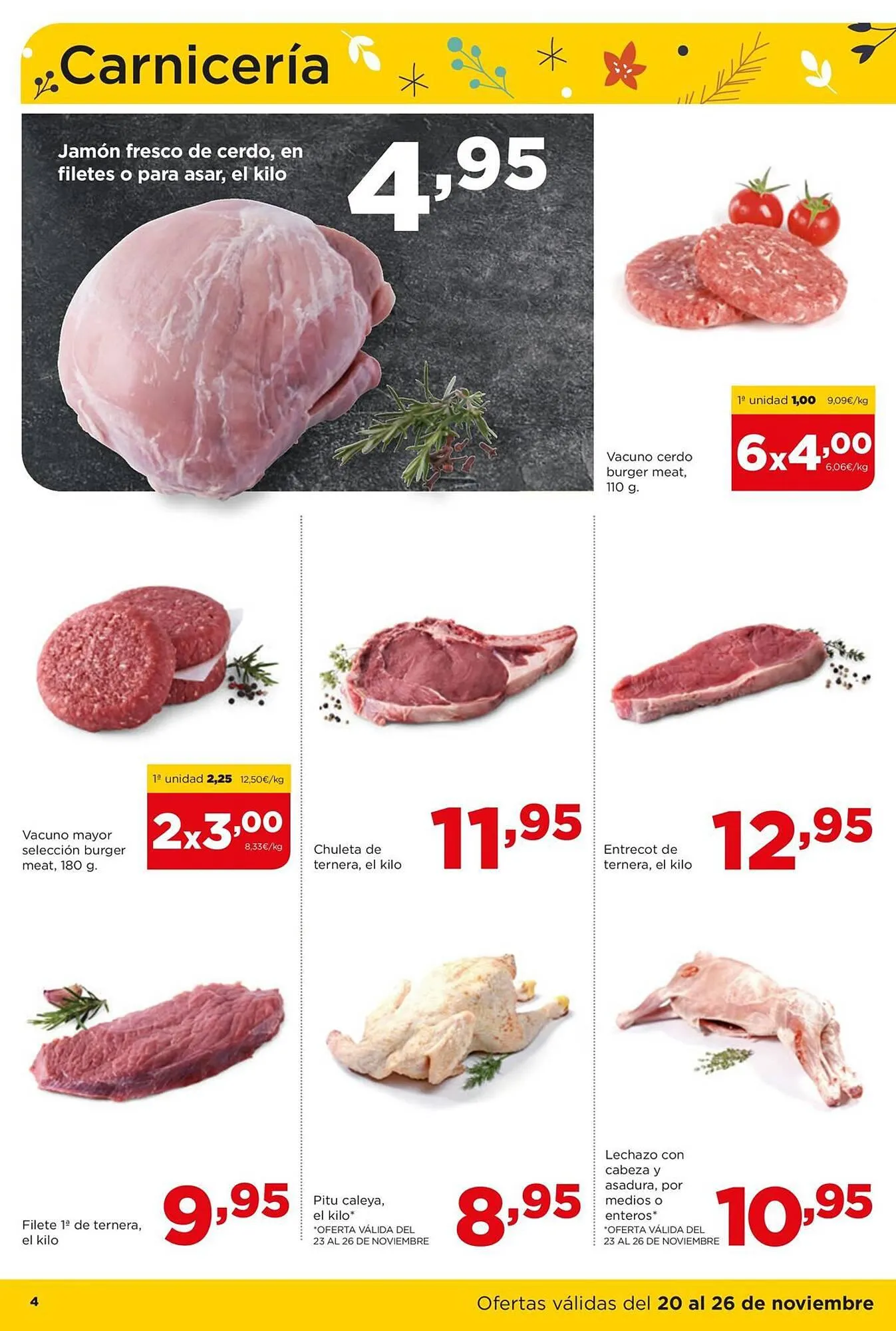 Catálogo de Folleto Alimerka 20 de noviembre al 26 de noviembre 2023 - Página 4