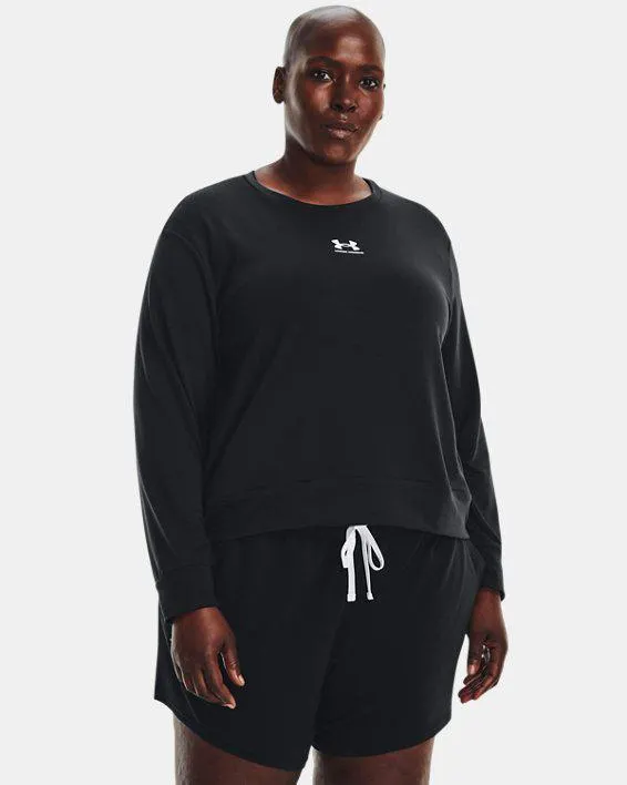 Damestop UA Rival Terry met ronde hals