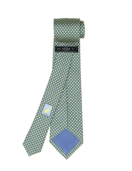 Corbata conchas Azul/verde