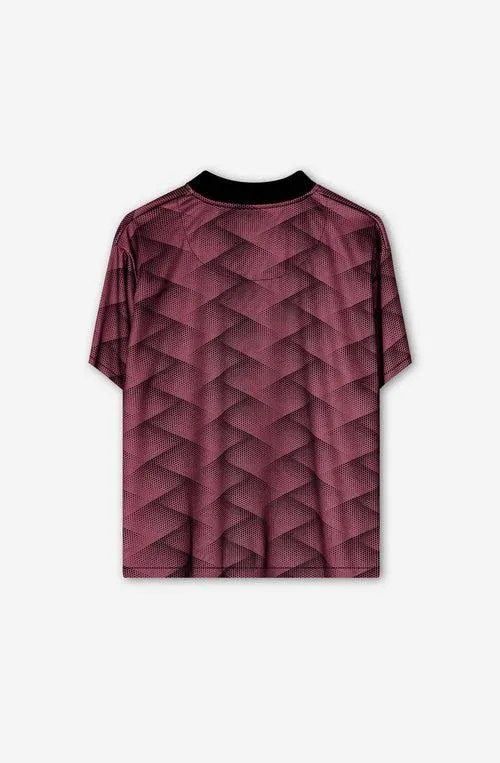 Soccer Ziggy Burgundy / Black T-shirt