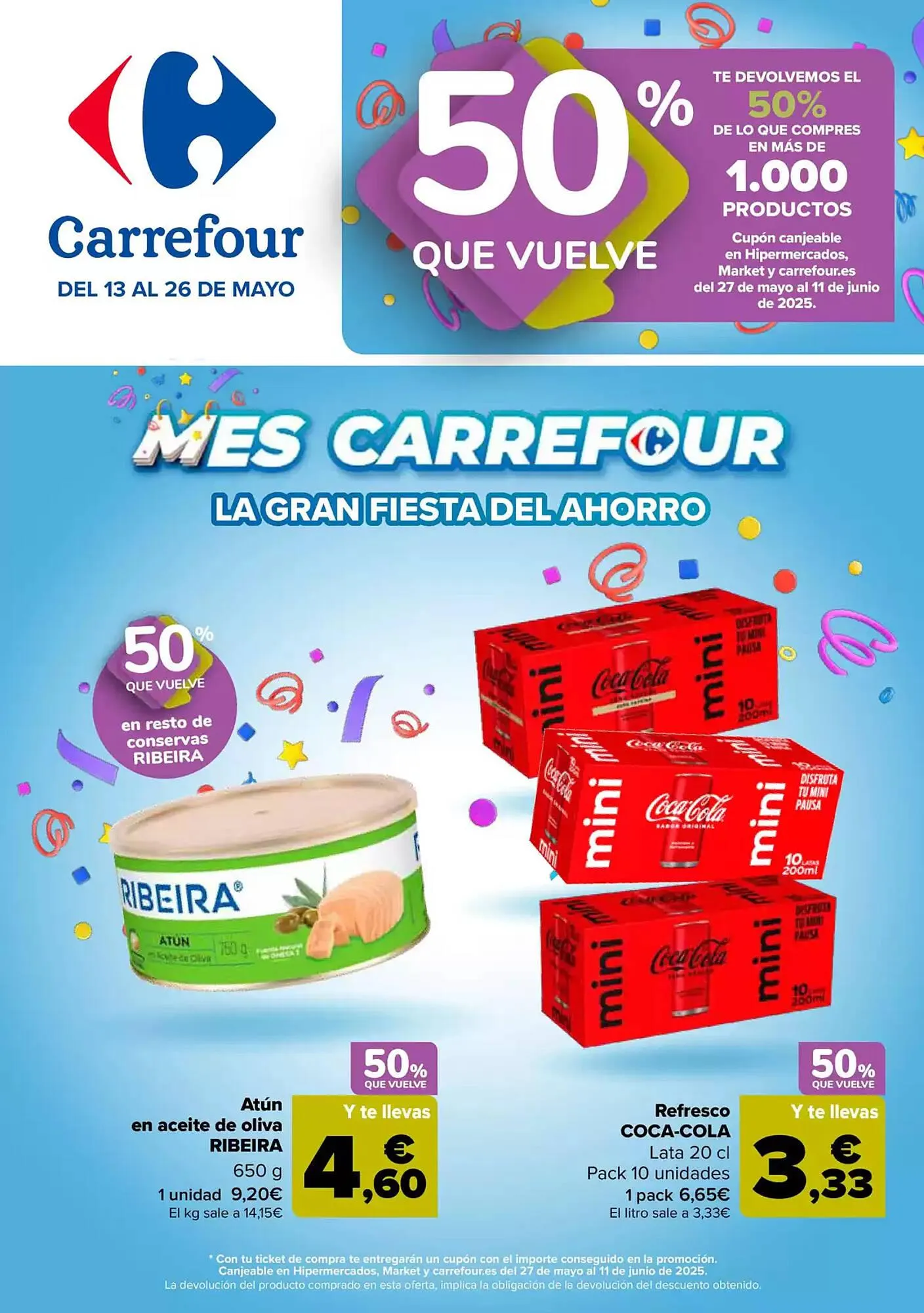 Catálogo de Folleto Carrefour 13 de mayo al 26 de mayo 2025 - Página 1