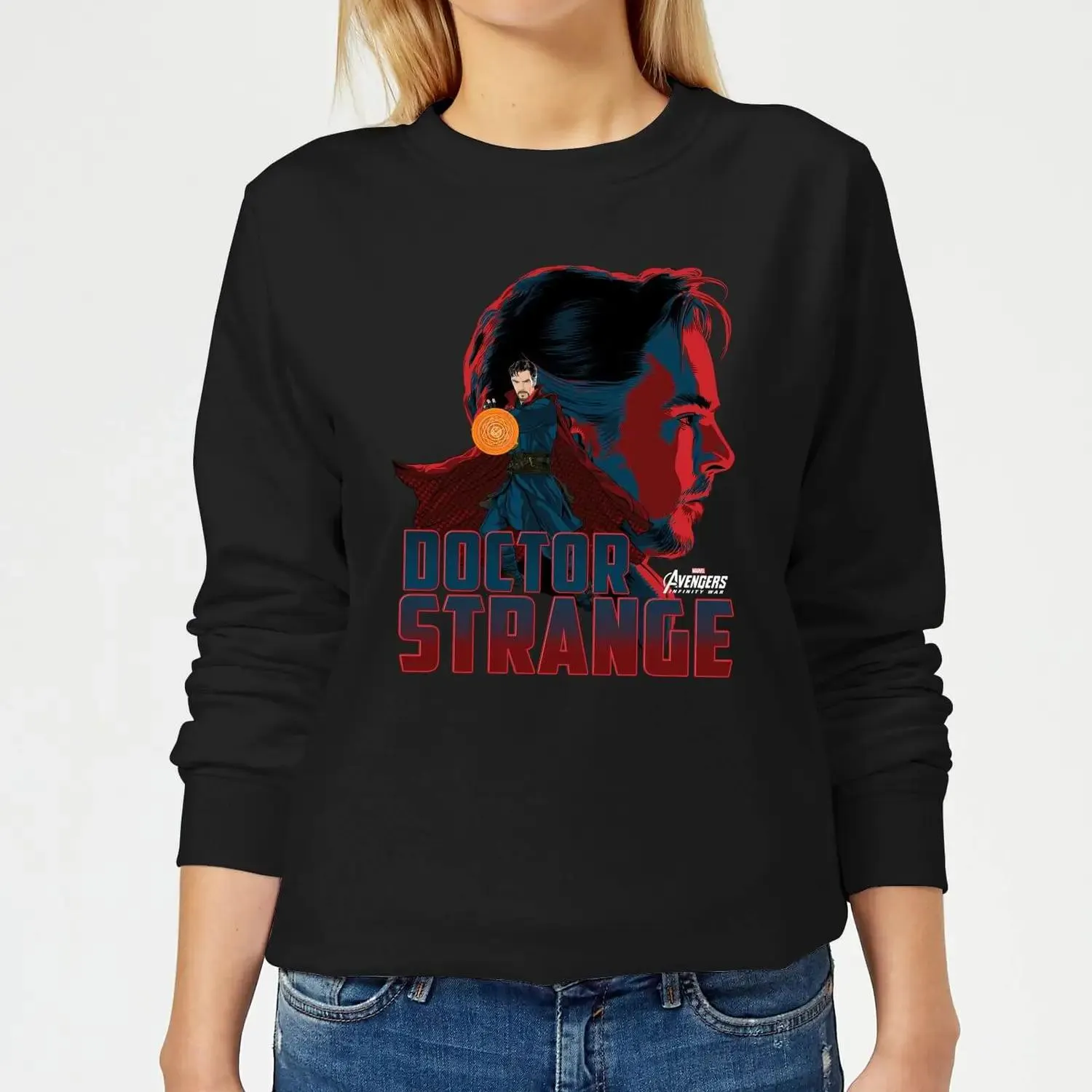 Sudadera Marvel Vengadores Doctor Strange - Mujer - Negro