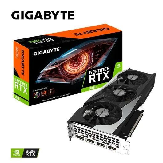 SVGA GEFORCE GIGABYTE RTX 3060 GAMING OC 12GB